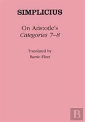 On Aristotle'S 'Categories 7-8'