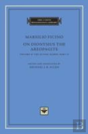 On Dionysius The Areopagite