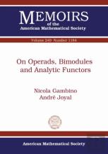 On Operads, Bimodules And Analytic Functors