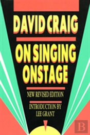 On Singing Onstage