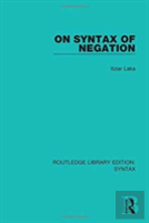 On Syntax Of Negation