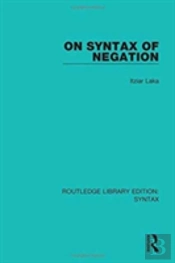 On Syntax Of Negation