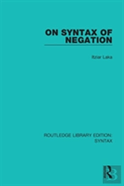 On Syntax Of Negation
