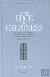 On The Edge Of Greatness: Volume Iii, 1952-1957