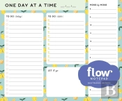 One Day At A Time Daily List Pad