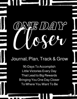 Bertrand.pt - One Day Closer 90-Day Journal