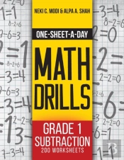 One-Sheet-A-Day Math Drills: Grade 1 Subtraction - 200 Worksheets (Book 2 Of 24)