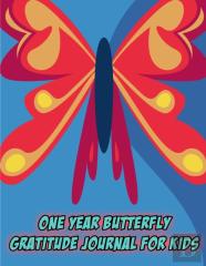 One Year Butterfly Gratitude Journal For Kids