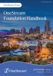Onestream Foundation Handbook