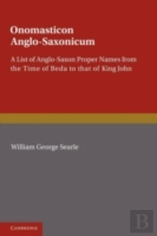 Onomasticon Anglo-Saxonicum