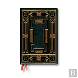 Bertrand.pt - Onyx (Asterales) Mini 12-Month Day-At-A-Time Hardback Dayplanner 2025 (Elastic Band Closure)