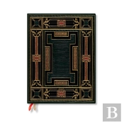 Onyx (Asterales) Ultra 12-Month Day-At-A-Time Hardback Dayplanner 2025 (Elastic Band Closure)