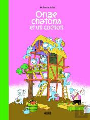 Onze Chatons Et Un Cochon