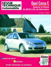 Opel Corsa C - Essence Et Diesel De 08-03 A Fin De Fabrication