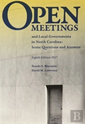 Open Meetings And Local Governments In North Carolina