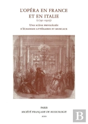 Opera En France Et En Italie/3e Serie T.8
