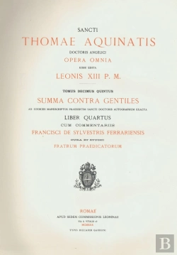 Bertrand.pt - Opera Omnia Tome 15 : Summa Contra Gentiles