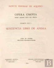 Opera Omnia - Tome 45 Sentencia Libri De Anima