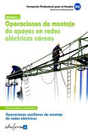 Operaciones Auxiliares De Montaje De Redes Eléctricas 1