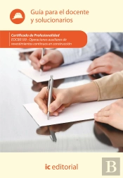 Operaciones Auxiliares De Revestimientos Continuos En Construccion. Eocb0109 - Guia Para El Docente Y Sol