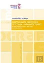 Operaciones Con Información Privilegiada Y Mercado De Valores