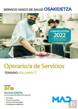Bertrand.pt - Operario/A De Servicios De Osakidetza-Servicio Vasco De Salud. Temario Volumen 2