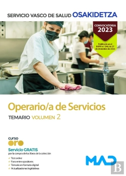 Bertrand.pt - Operario/A De Servicios De Osakidetza-Servicio Vasco De Salud. Temario Volumen 2