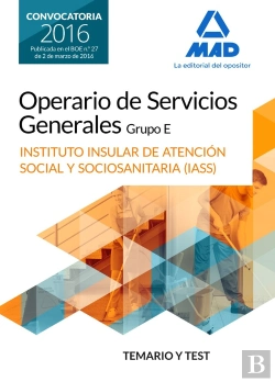 Bertrand.pt - Operario/A De Servicios Generales, Grupo E , Del Instituto Insular De Atención Social Y Sociosanitar