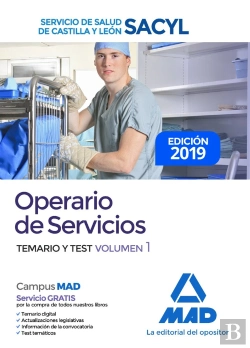 Bertrand.pt - Operario De Servicios Del Servicio De Salud De Castilla Y León (Sacyl). Temario Y Test Volumen 1