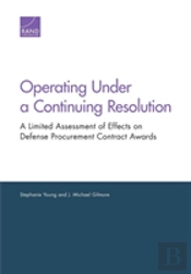 Operating Under A Continuing Resolution