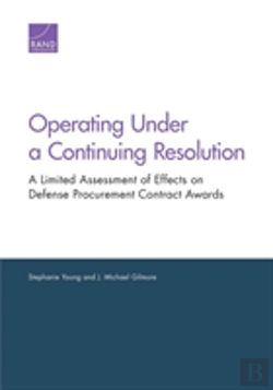 Bertrand.pt - Operating Under A Continuing Resolution