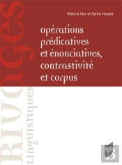 Opérations Prédicatives Et Énonciatives, Contrastivite Et Corpus