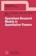 Operations Research Models In Quantitative Finance