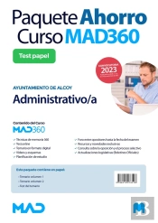 Oposiciones Administrativo/A Del Ayuntamiento De Alcoy. Paquete Ahorro De Libros Y Curso Mad360
