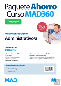 Bertrand.pt - Oposiciones Administrativo/A Del Ayuntamiento De Alcoy. Paquete Ahorro De Libros Y Curso Mad360