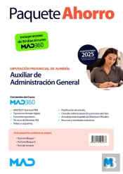 Oposiciones Auxiliar De Administracion General De La Diputacion De Almeria. Paqu