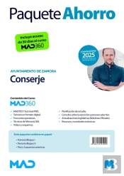 Oposiciones Conserje Del Ayuntamiento De Zamora. Paquete Ahorro De Libros Y Curs