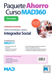 Oposiciones Integrador Social (Grupo Iii) De La Comunidad De Madrid. Paquete Ahorro De Libros Y Curs