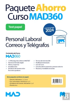 Bertrand.pt - Oposiciones Personal Laboral De Correos. Paquete Ahorro Curso Mad360