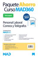 Oposiciones Personal Laboral De Correos. Paquete Ahorro Curso Mad360