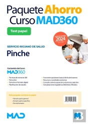 Oposiciones Pinche Del Servicio Riojano De Salud. Paquete Ahorro De Libros Y Curso Mad360