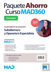 Oposiciones Subalterna/O Y Operaria/O Especialista Del Ayuntamiento De Zaragoza.