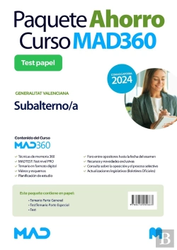 Bertrand.pt - Oposiciones Subalterno/A De La Generalitat Valenciana. Paquete Ahorro De Libros