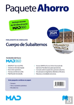 Bertrand.pt - Oposiciones Subalterno/A Del Parlamento De Andalucia. Paquete Ahorro De Libros Y