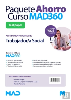 Bertrand.pt - Oposiciones Trabajador/A Social Del Ayuntamiento De Madrid. Paquete Ahorro De Li