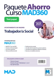Oposiciones Trabajador/A Social Del Ayuntamiento De Madrid. Paquete Ahorro De Li
