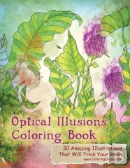 Optical Illusions Coloring Book