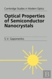 Optical Properties Of Semiconductor Nanocrystals