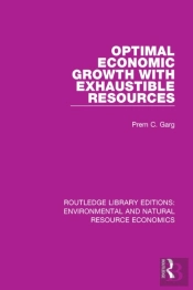 Optimal Economic Growth With Exhaustible Resources