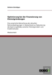 Optimierung Bei Der Finanzierung Von Kleinstgrundungen